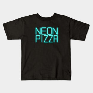 Neon Pizza Kids T-Shirt